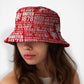 Manchester Red - Word Montage - Bucket Hat