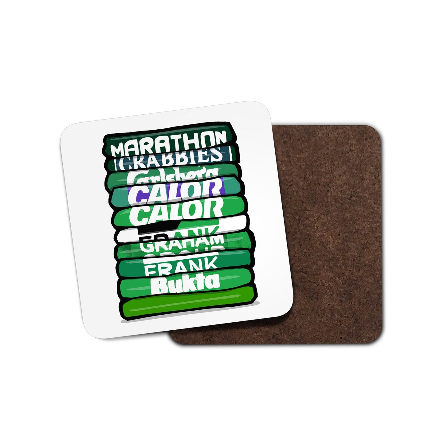 Hibernian Football Shirt Stack Coaster