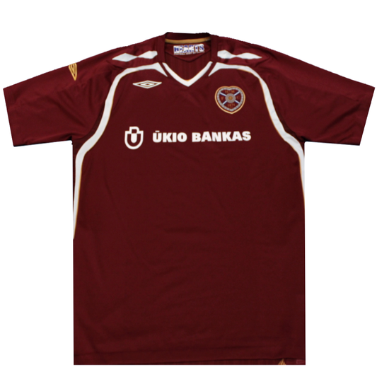 Hearts 2007-2008 Home Shirt (Excellent) XL