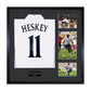 Emile Heskey Signed England Shirt Elite Frame