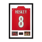 Emile Heskey Signed Liverpool Shirt Premium Frame