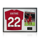 Hugo Ekitike Signed Liverpool Shirt Classic Frame (ACG Cert)