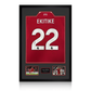 Hugo Ekitike Signed Liverpool Shirt Premium Frame (ACG Cert)