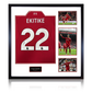 Hugo Ekitike Signed Liverpool Shirt Elite Frame (ACG Cert)
