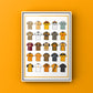 Hull Retro Shirts Football Print