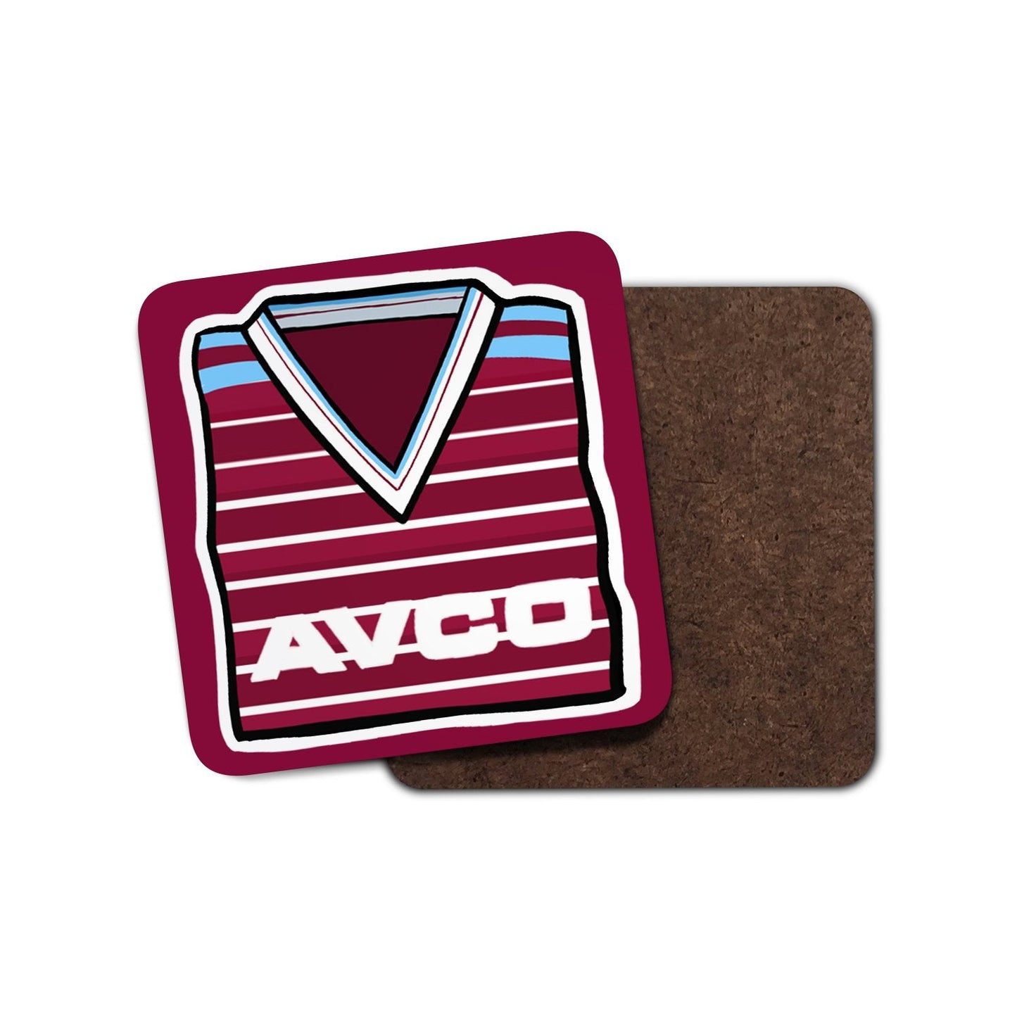 West Ham 1985 Home Shirt Coaster