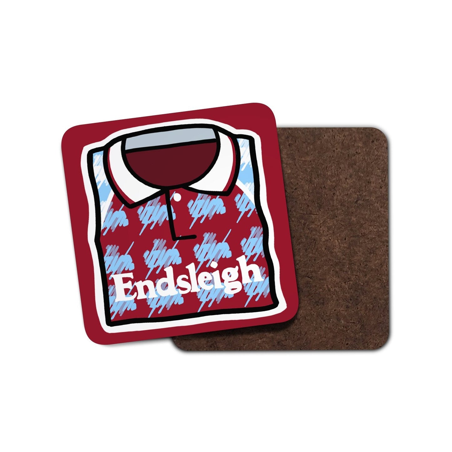 Burnley 1992 Home Shirt Coaster