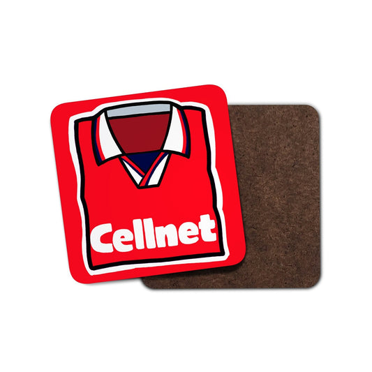 Middlesbrough 1996 Home Shirts Coaster