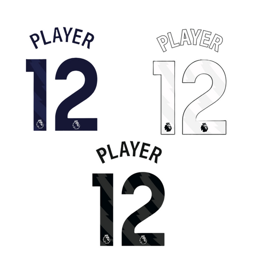 2023-26 Premier League Player Size Custom Name Set