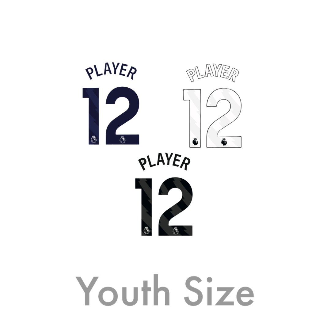 2023-26 Premier League Youth Size Custom Name Set