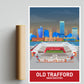 Old Trafford Stadium Manchester A3 Print