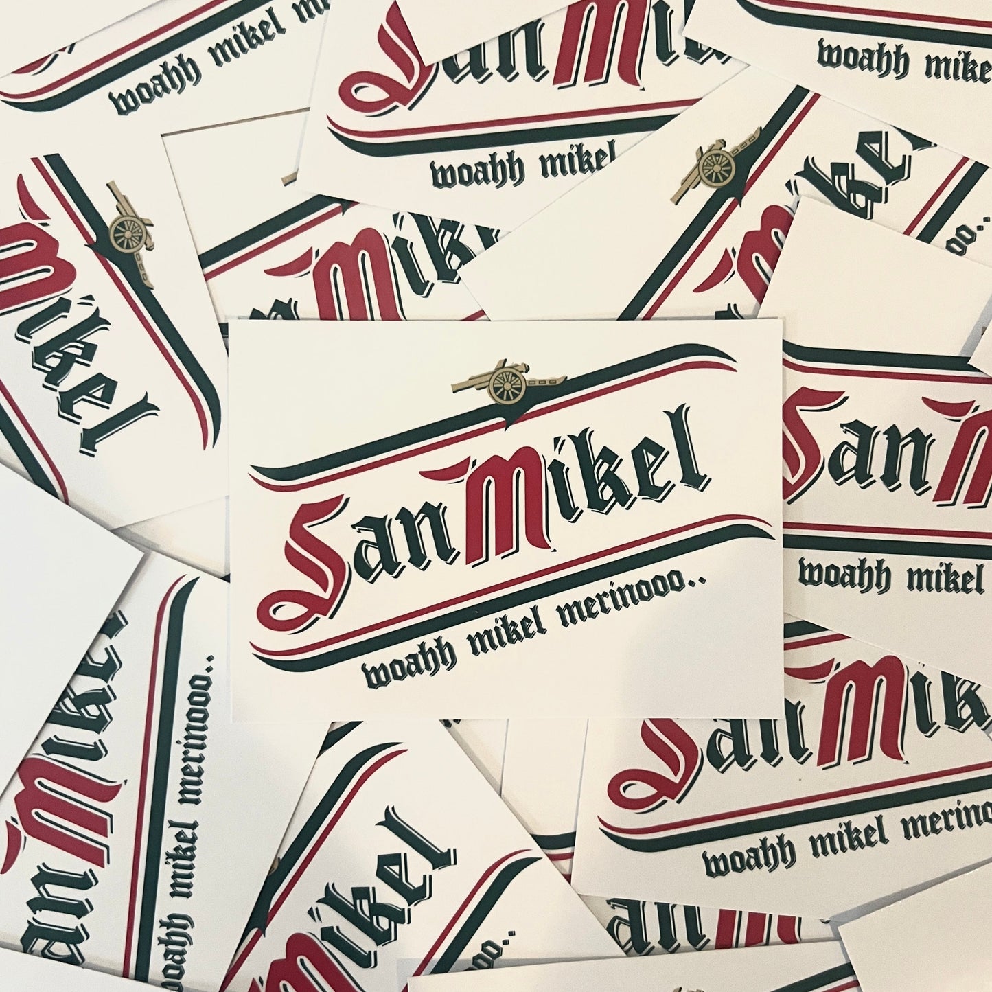 Mikel Merino x San Miguel Sticker