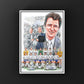 Brian Clough Derby Inspired 1972 Champions of England Artwork Poster Print
