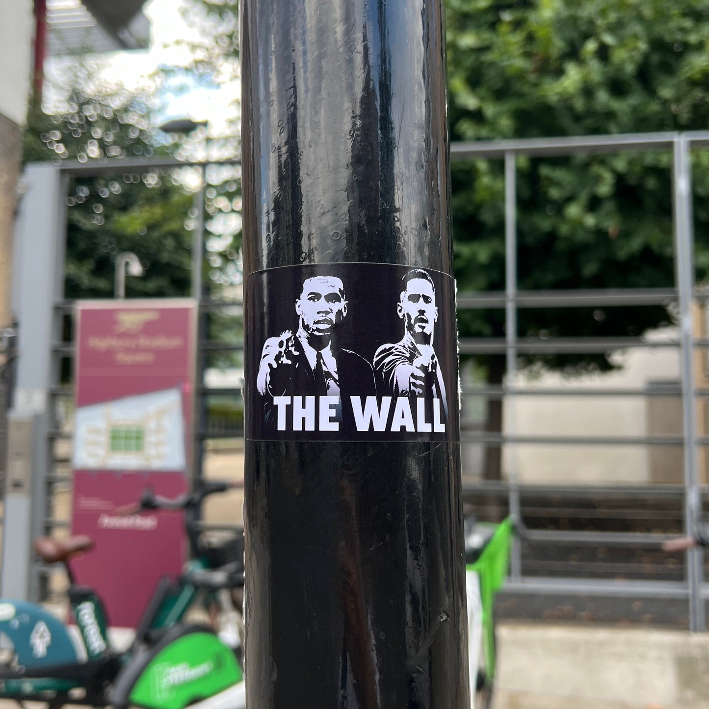 Gabriel & Saliba 'The Wall' Sticker