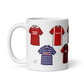 Bournemouth Retro Shirts Ceramic Football Mug