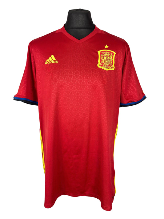 Spain 2015-17 Home Shirt - Size XL