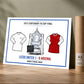 Leeds 1-0 Arsenal Inspired 1972 Centenary FA Cup Final Commemorative Print