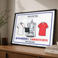 Bolton 2-0 Man Utd Inspired 1958 FA Cup Final Commemorative Print
