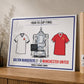 Bolton 2-0 Man Utd Inspired 1958 FA Cup Final Commemorative Print