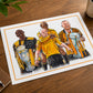 Hull Playoff Trophy Winners Football Art Print
