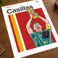 Iker Casillas Spain World Champion 2010 Art Football Print