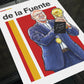 Luis de la Fuente Spain World Champion 2026 Art Football Print