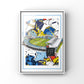 Yorkshire Inspired Retro Shirts & Headingley Stadium Cricket Print
