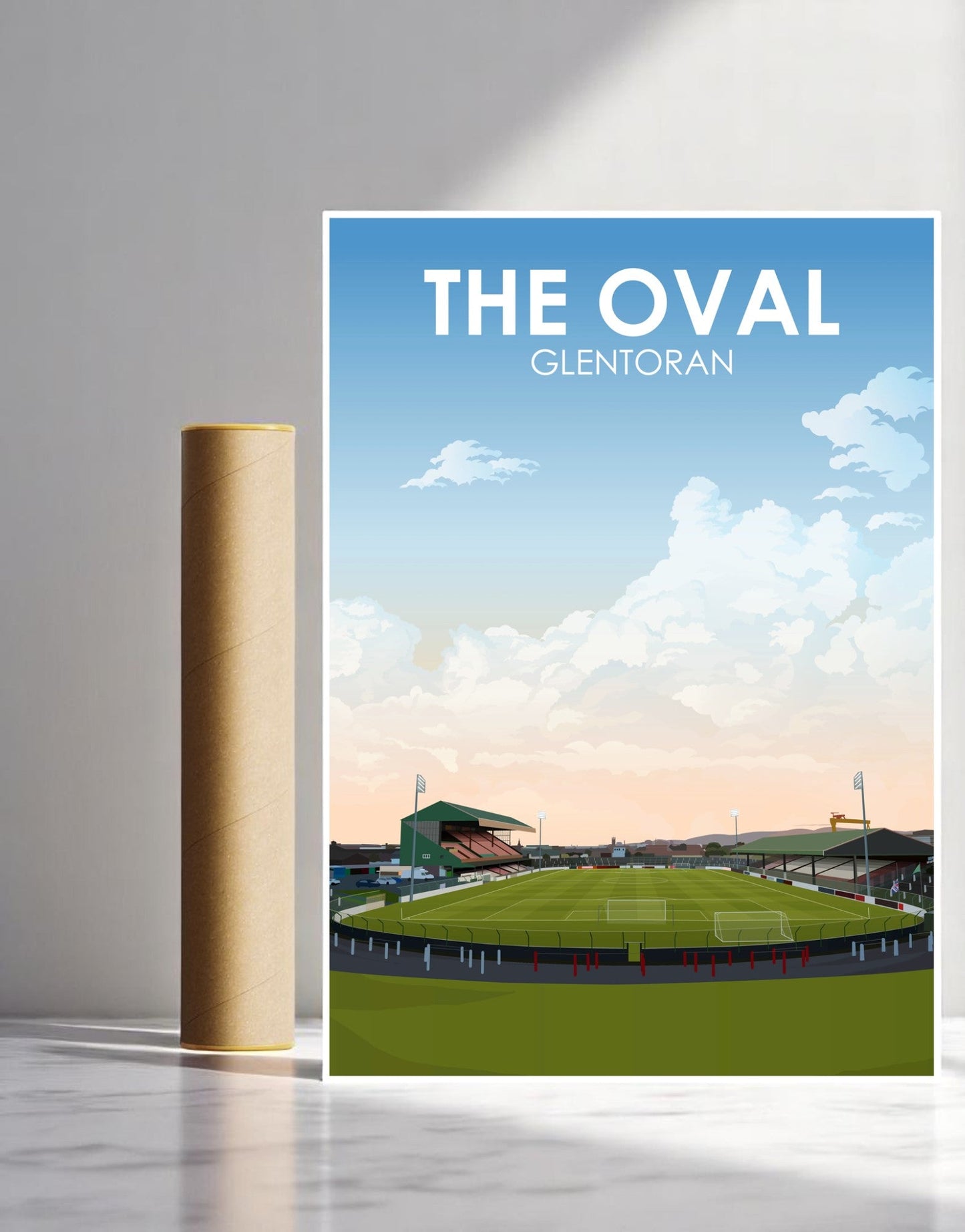 The Oval Stadium A3 Print
