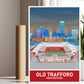 Old Trafford Stadium Manchester A3 Print