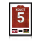 Ibrahima Konaté Signed Liverpool Shirt Premium Frame (ACG Cert)