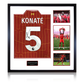 Ibrahima Konaté Signed Liverpool Shirt Elite Frame (ACG Cert)