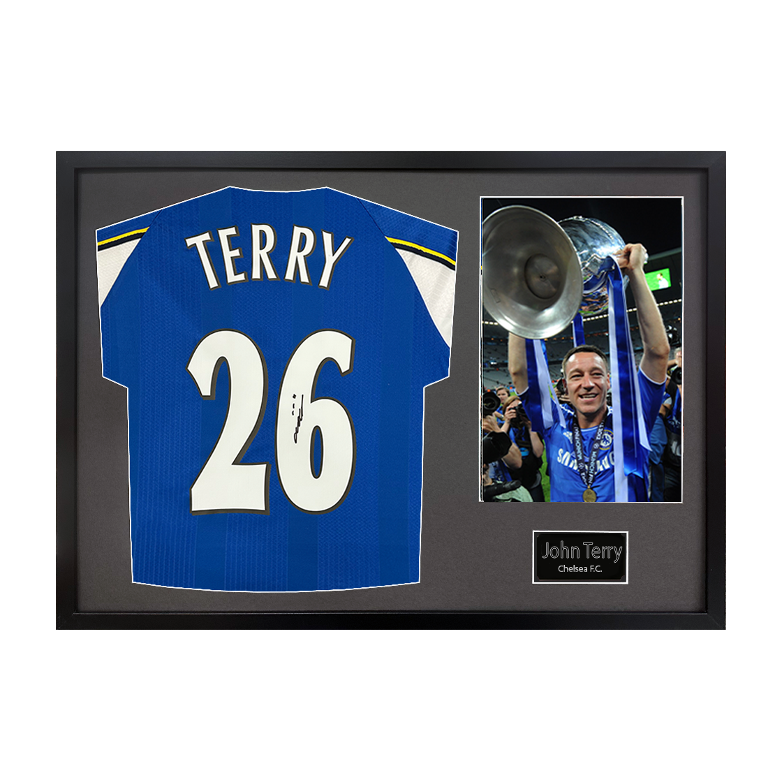 John Terry Signed Chelsea Shirt Classic Frame