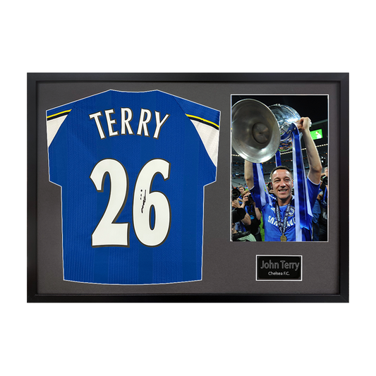 John Terry Signed Chelsea Shirt Classic Frame