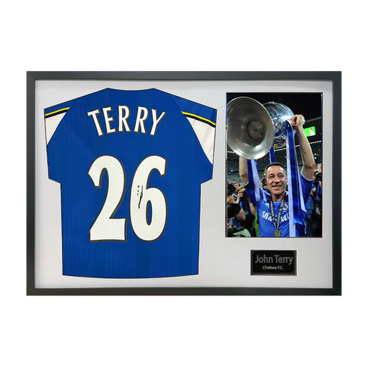 John Terry Signed Chelsea Shirt Classic Frame