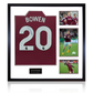 Jarrod Bowen Signed West Ham United Shirt Elite Frame