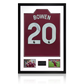 Jarrod Bowen Signed West Ham United Shirt Premium Frame