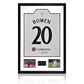 Jarrod Bowen Signed West Ham United 22/23 Away Shirt Premium Frame
