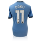 Jérémy Doku Signed Manchester City 24/25 Shirt