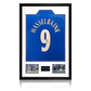Jimmy Floyd Hasselbaink Signed Chelsea Shirt Premium Frame