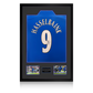 Jimmy Floyd Hasselbaink Signed Chelsea Shirt Premium Frame