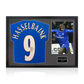 Jimmy Floyd Hasselbaink Signed Chelsea Shirt Classic Frame