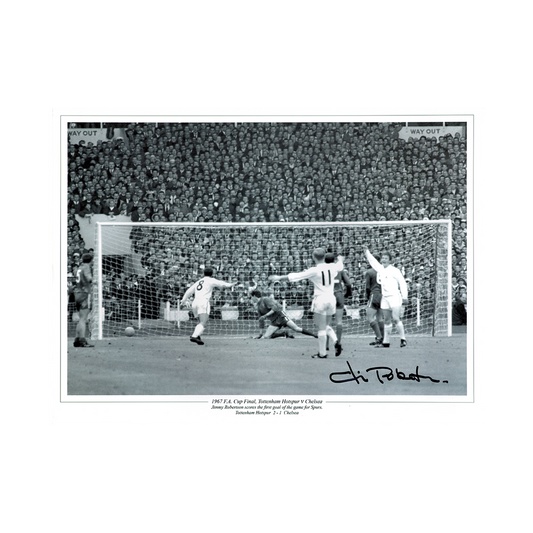 Jimmy Robertson Signed Tottenham Hotspur 16x12 Photo