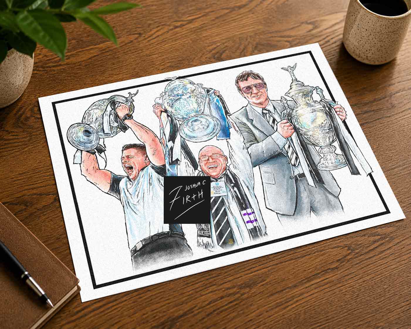 Hull Cup Winning Coaches Rugby League Art Print