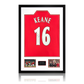 Roy Keane Signed Manchester United Shirt Premium Frame