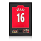 Roy Keane Signed Manchester United Shirt Premium Frame