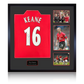 Roy Keane Signed Manchester United Shirt Elite Frame