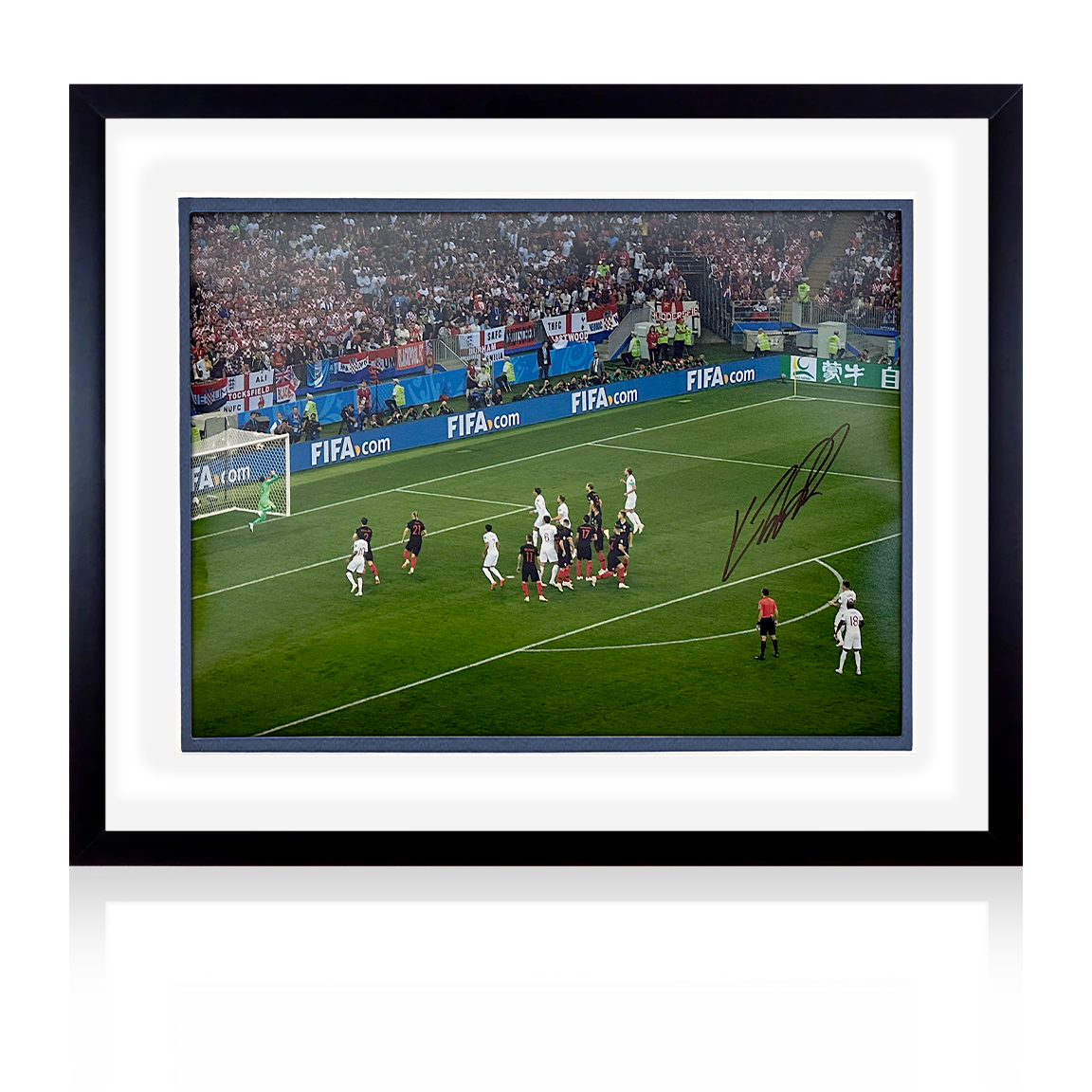 Kieran Trippier Signed Framed England Deluxe Mount Frame