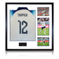 Kieran Trippier Signed England Shirt Elite Frame