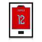 Kieran Trippier Signed England Away Shirt Display