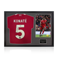 Ibrahima Konaté Signed Liverpool Shirt Classic Frame (ACG Cert)